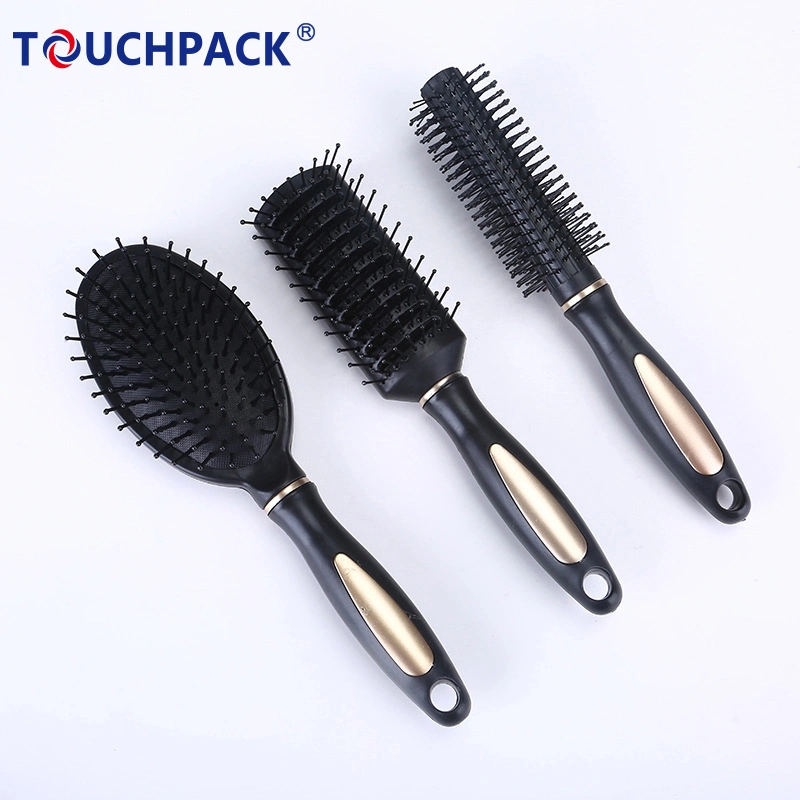 New Arrived Colors Customized Curved Vented Detangling Wave Brush Boar Bristle Hair Brush