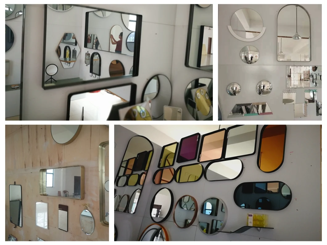 4mm Cosmetic/Makeup Jh Glass Brass Framed Mirrors Metal Frame Mirror