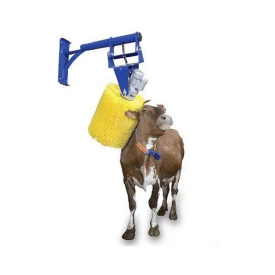 Best Quality Automatic Fiber Nylon Stand on Land Cow Body Cleaning Brush