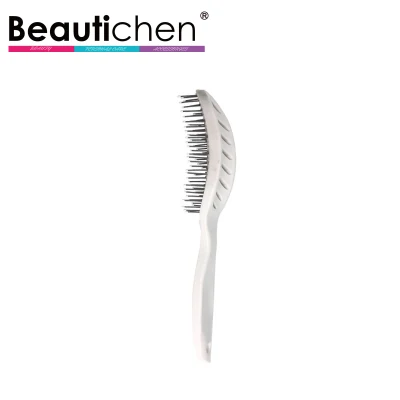 New Wholesale Hot Selling Masterlee ABS Plastic Vent Hair Brush Rise Hot Brush Round Nylon Tooth Massage Plastic Hair Brush